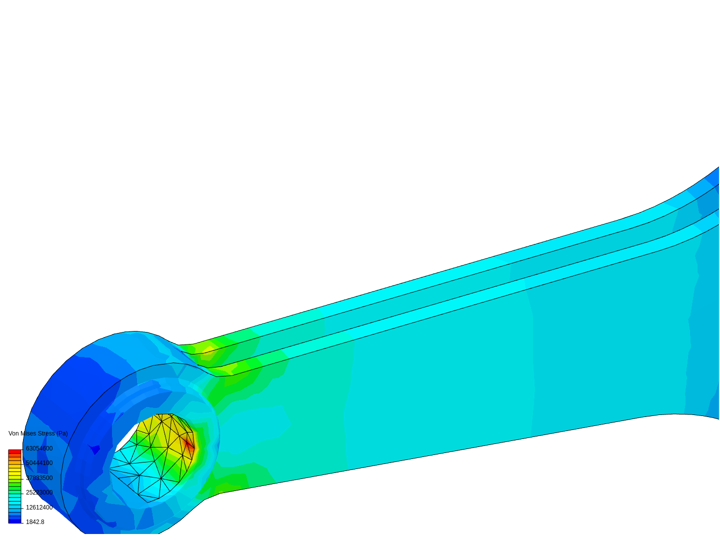 Tutorial 1: Connecting rod stress analysis image