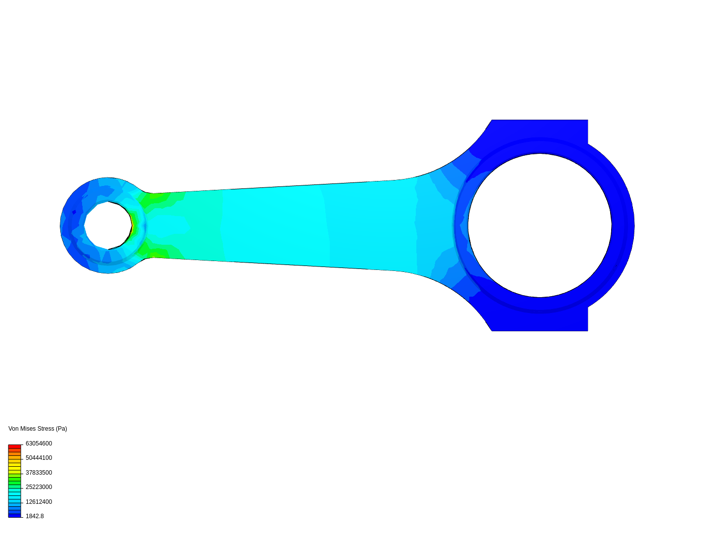 Tutorial 1: Connecting rod stress analysis image