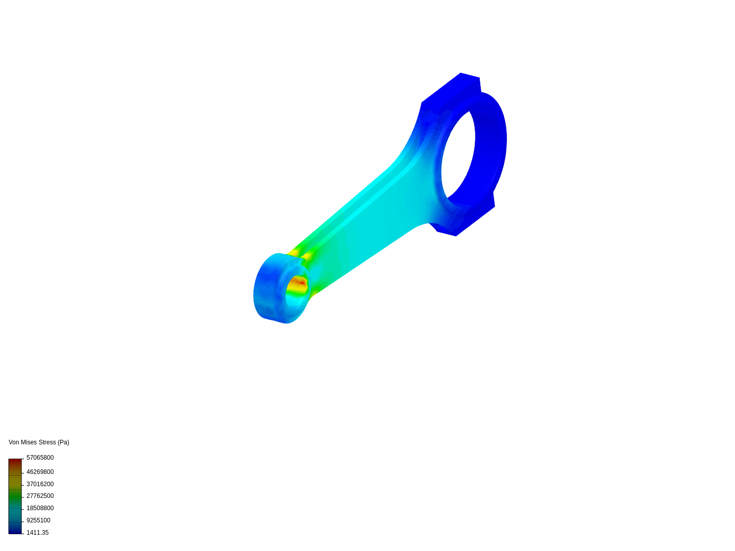 Tutorial 1: Connecting rod stress analysis image