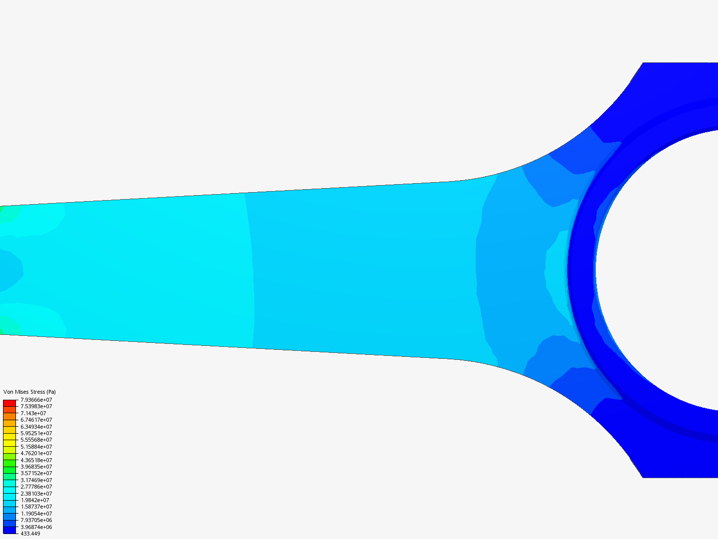 Tutorial 1: Connecting rod stress analysis image