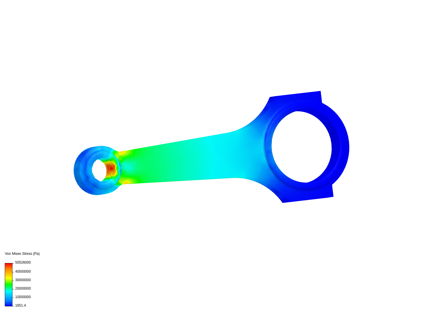 Tutorial 1: Connecting rod stress analysis image