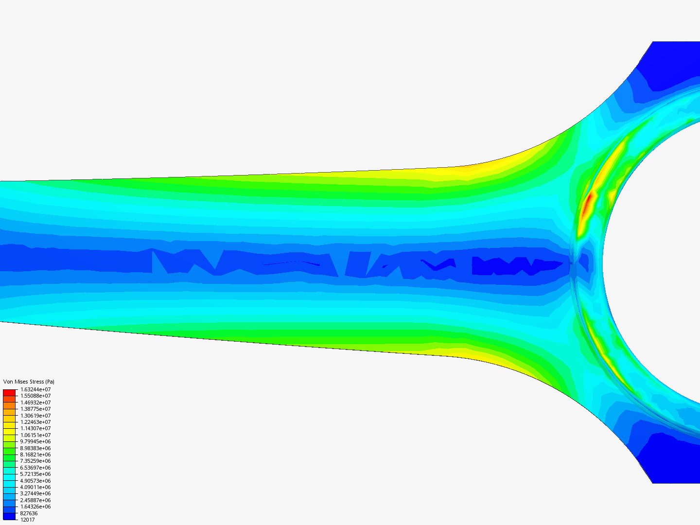 Tutorial 1: Connecting rod stress analysis image