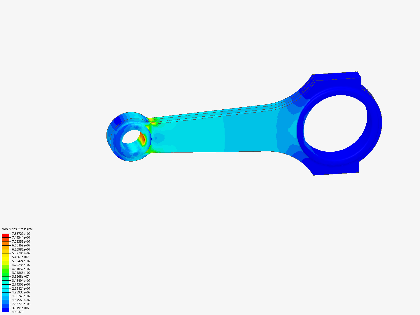 Tutorial 1: Connecting rod stress analysis image