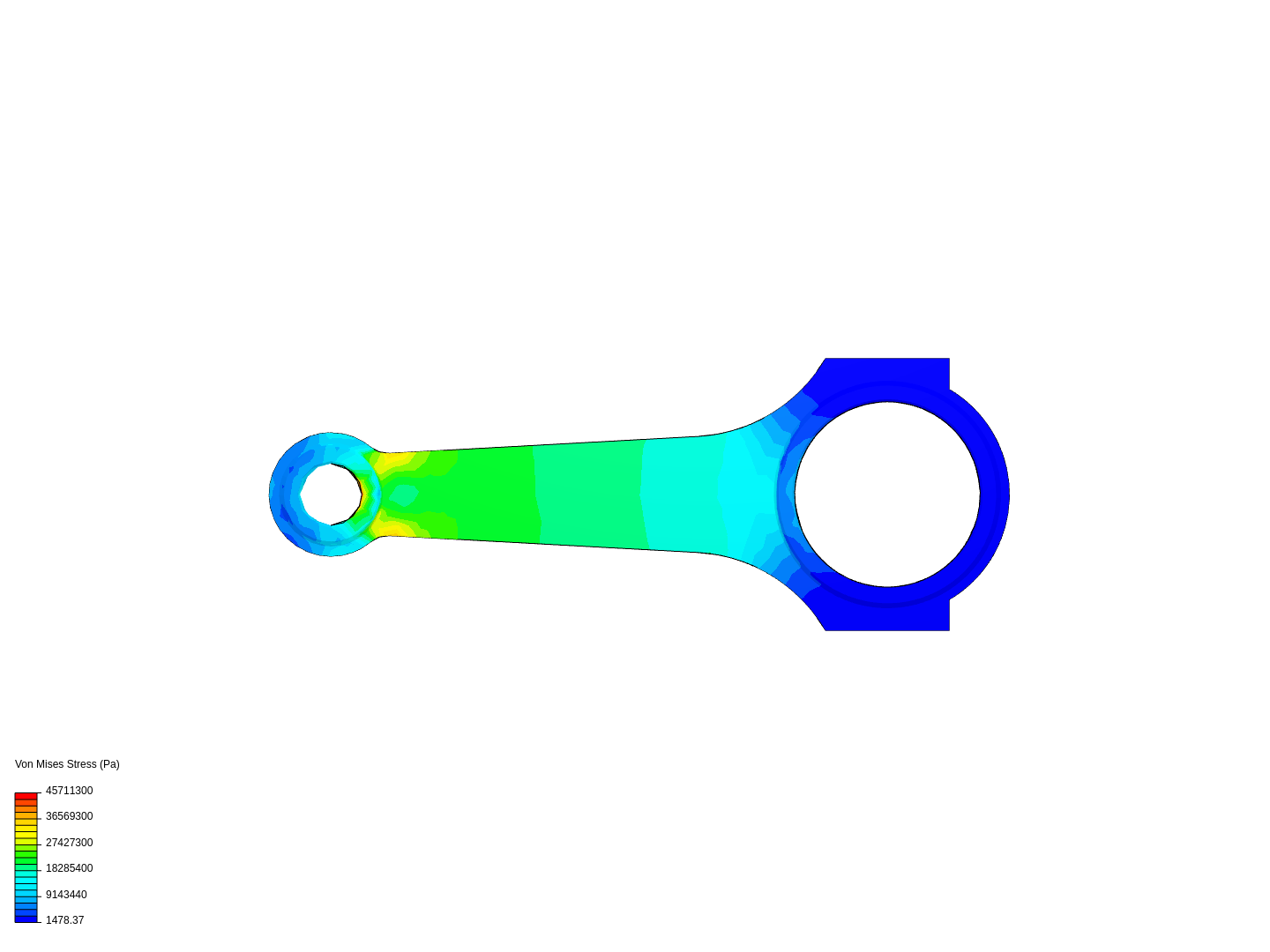 Tutorial 1: Connecting rod stress analysis image