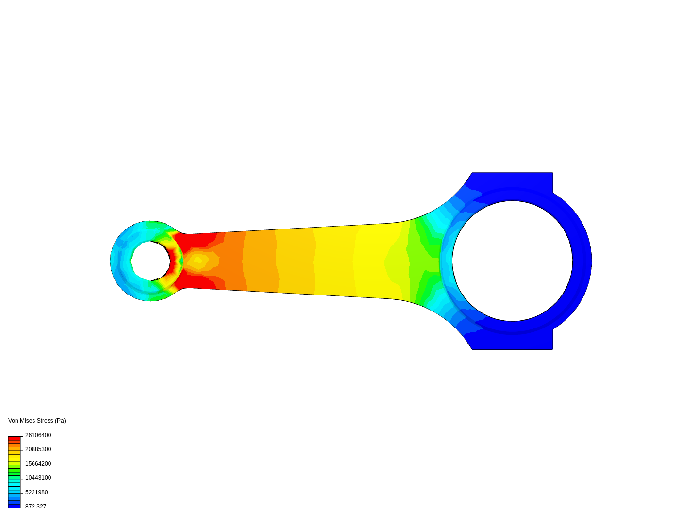 Tutorial 1: Connecting rod stress analysis image