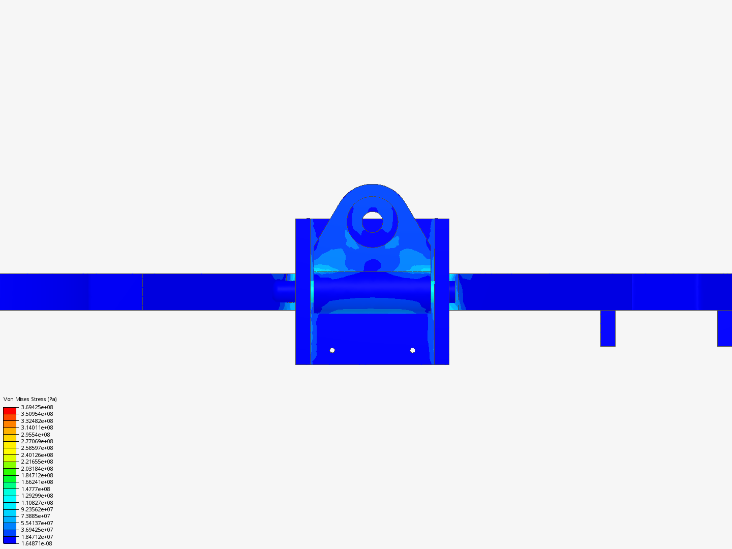 Tutorial - Linear static analysis of a crane image