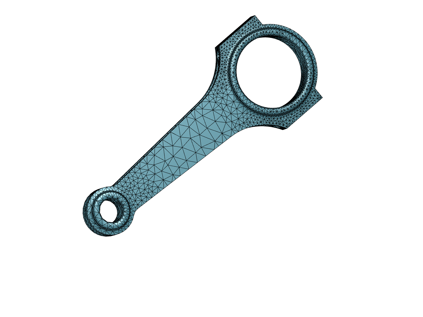 Tutorial 1: Connecting rod stress analysis image