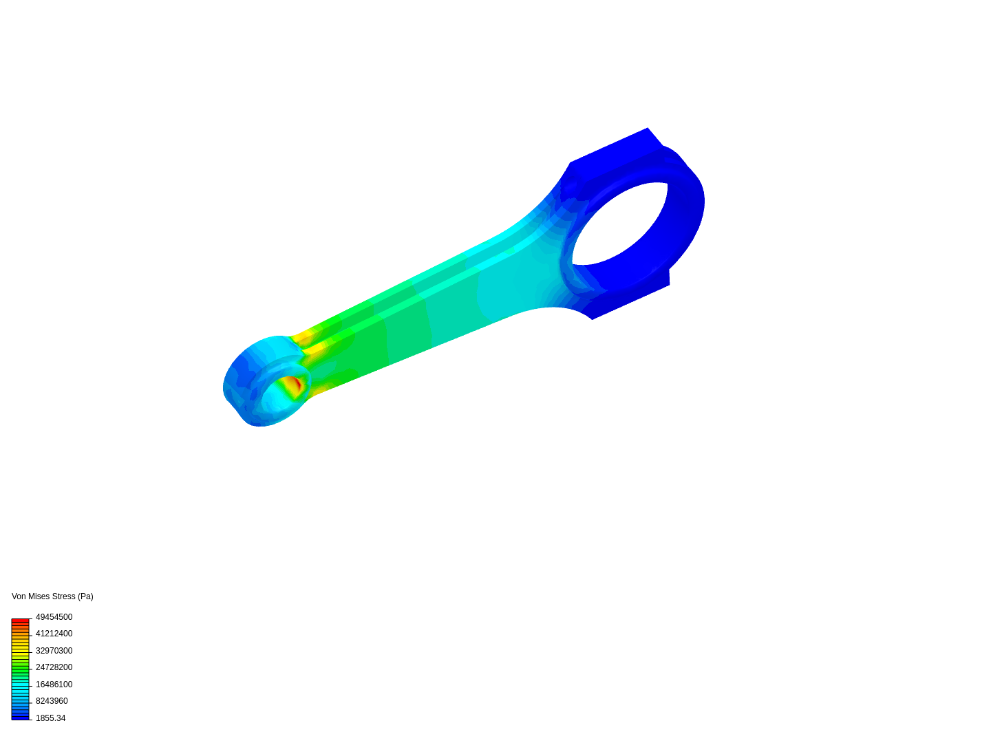 Tutorial 1: Connecting rod stress analysis image