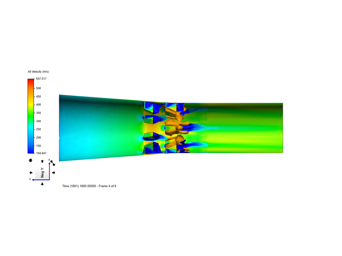 Nozzle flow Analysis image