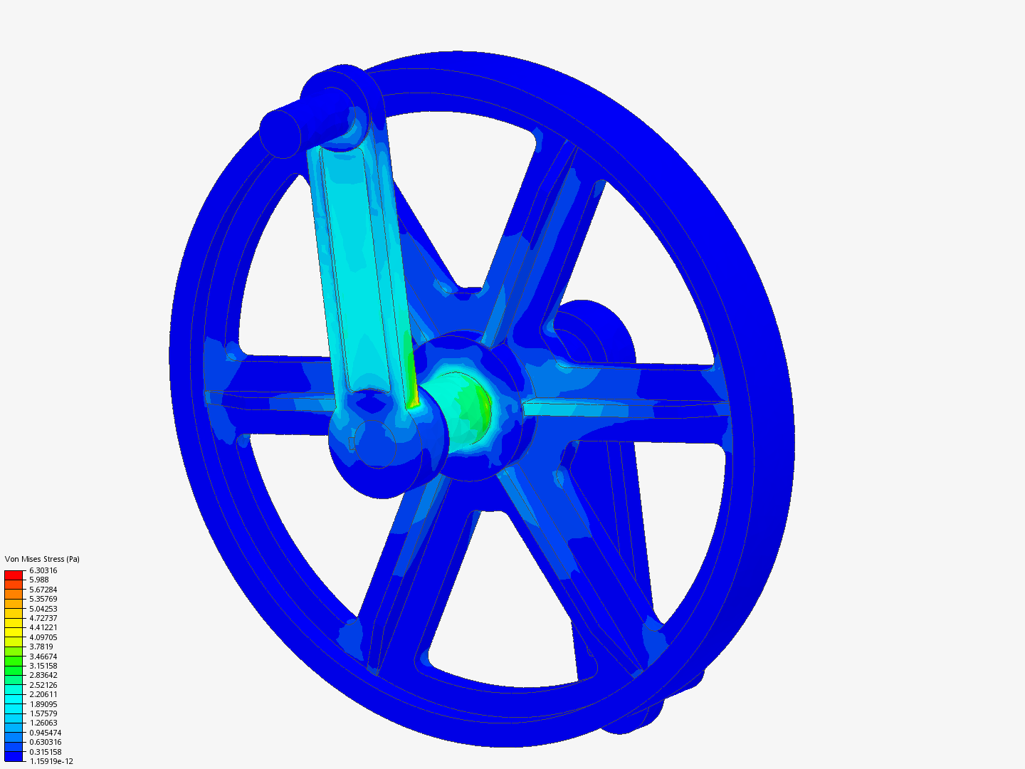 Simulation of a Crank Assembly - Copy image