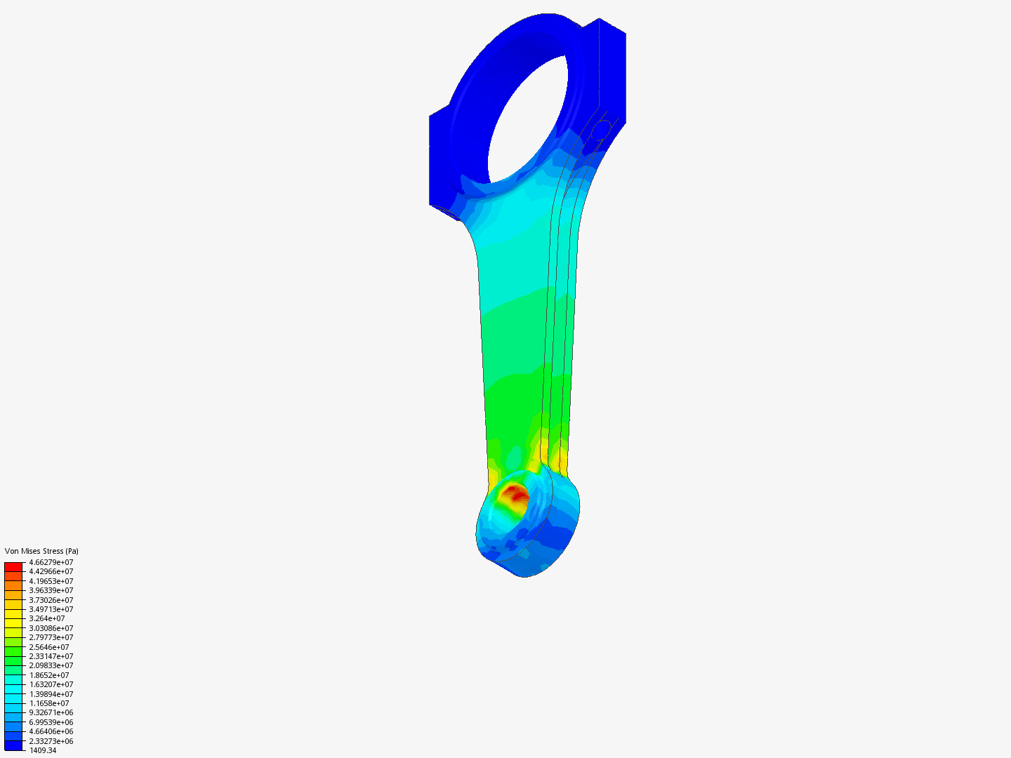 Tutorial 1: Connecting rod stress analysis image