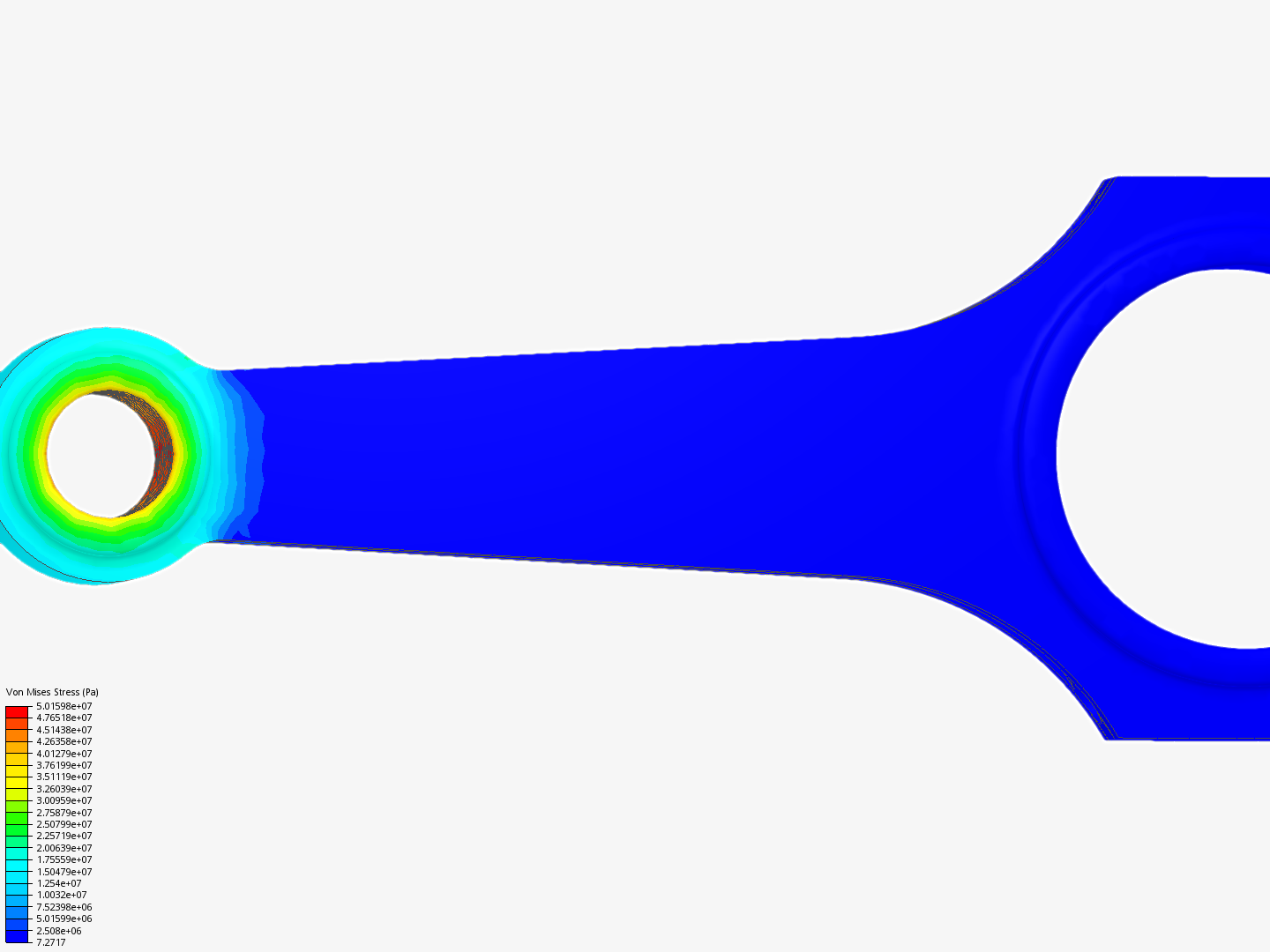 Tutorial 1: Connecting rod stress analysis image