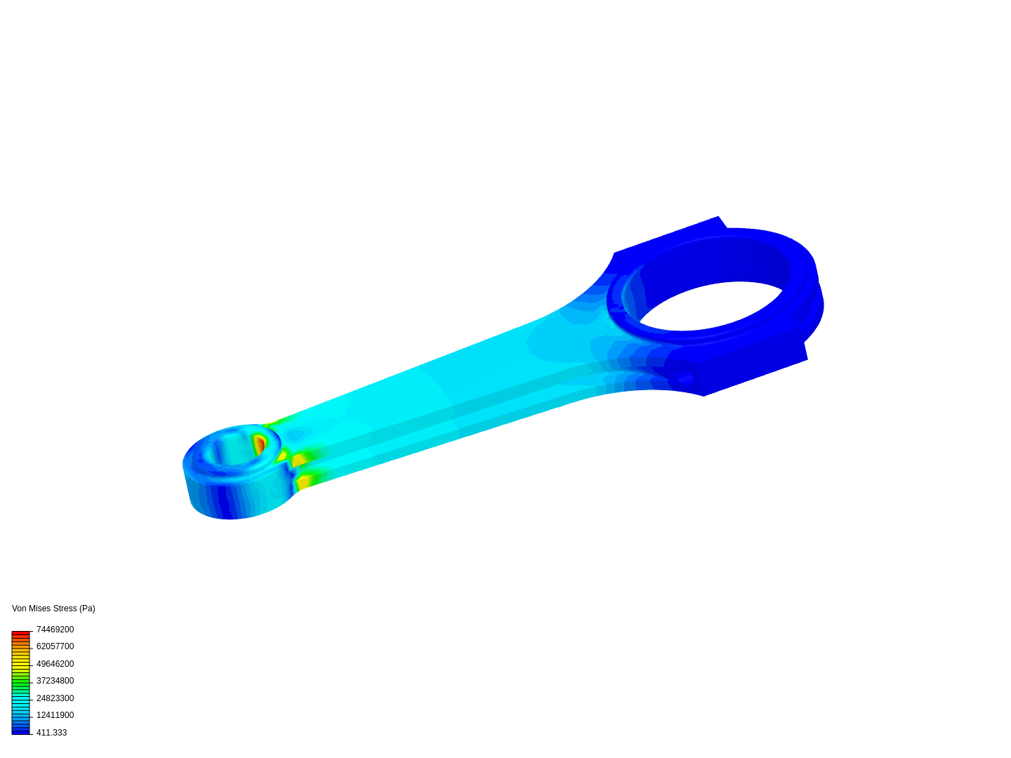 Tutorial 1: Connecting rod stress analysis image