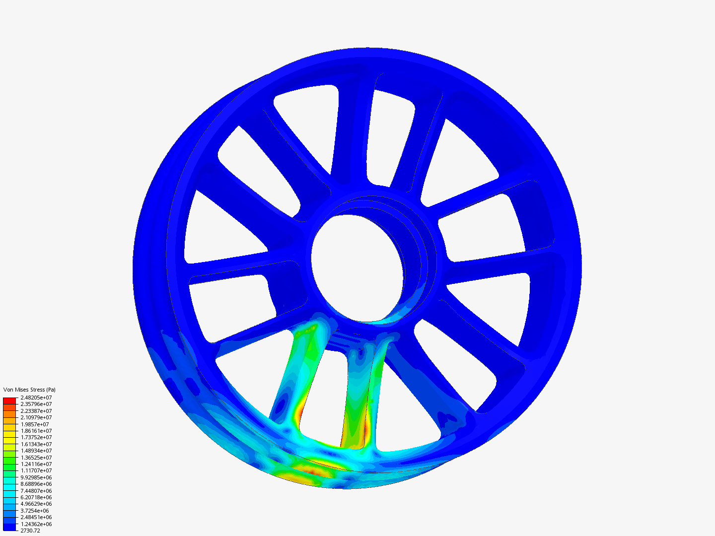 Wheel Core by rilstajb | SimScale