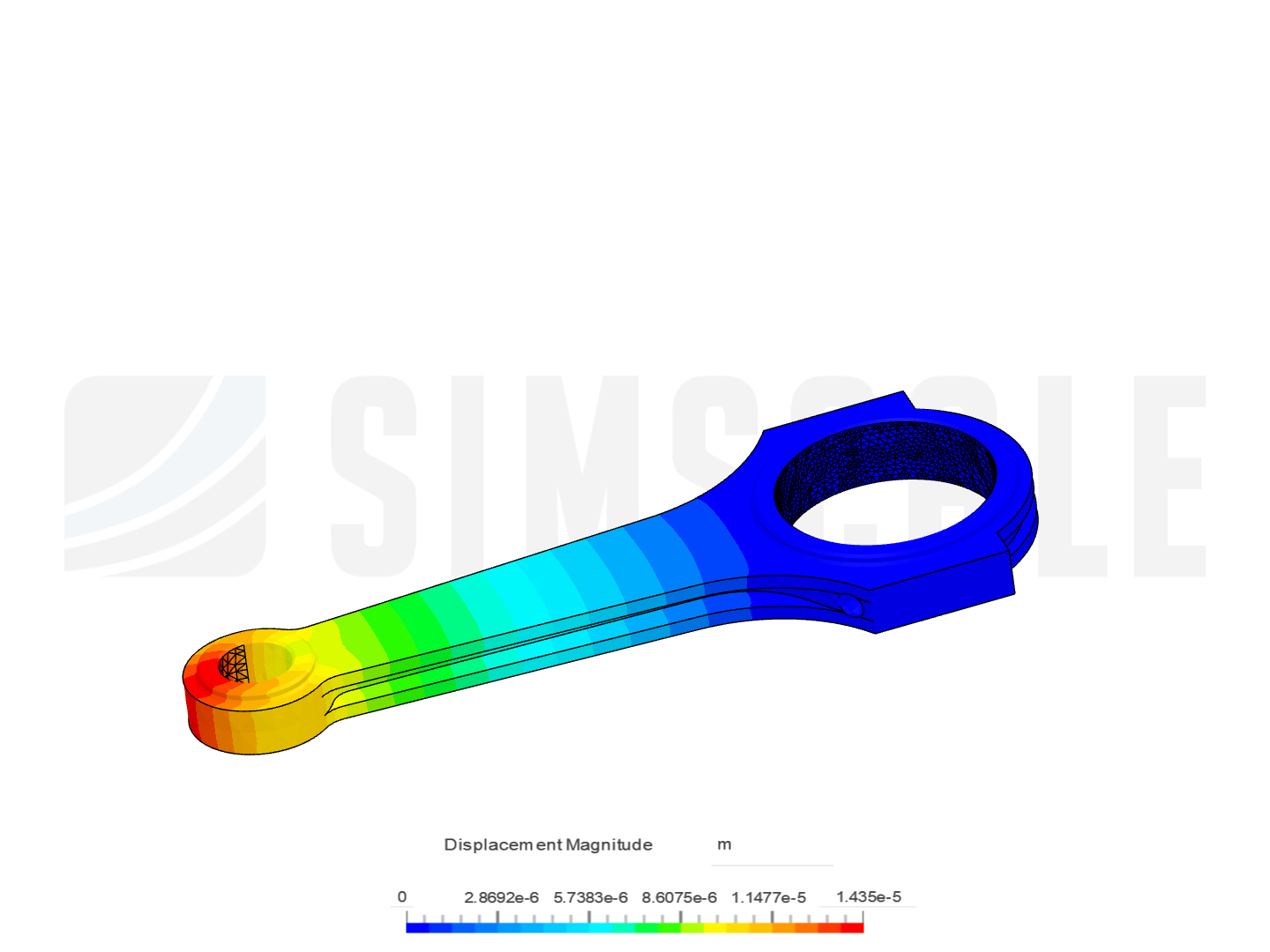 Tutorial 1: Connecting rod stress analysis image