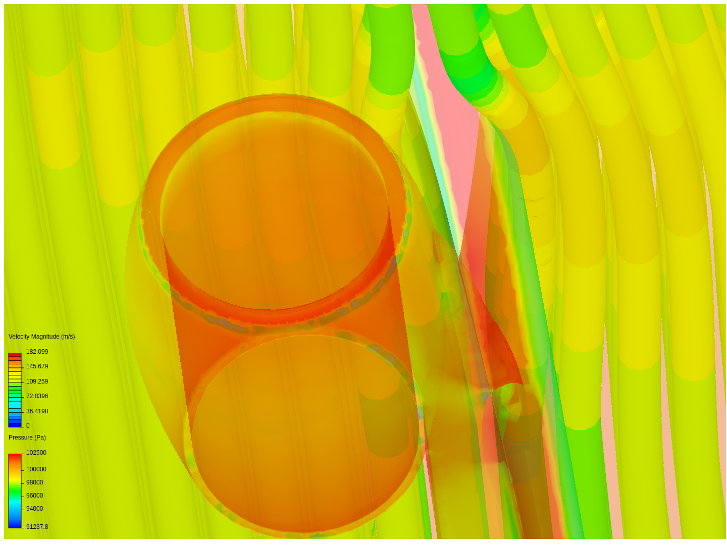 Compressible Flow Around a Wing image