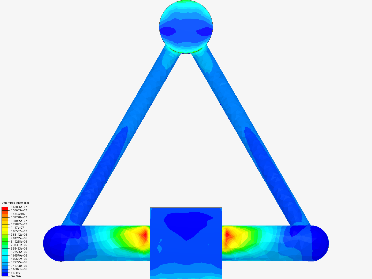 Tutorial - Linear static analysis of a crane image