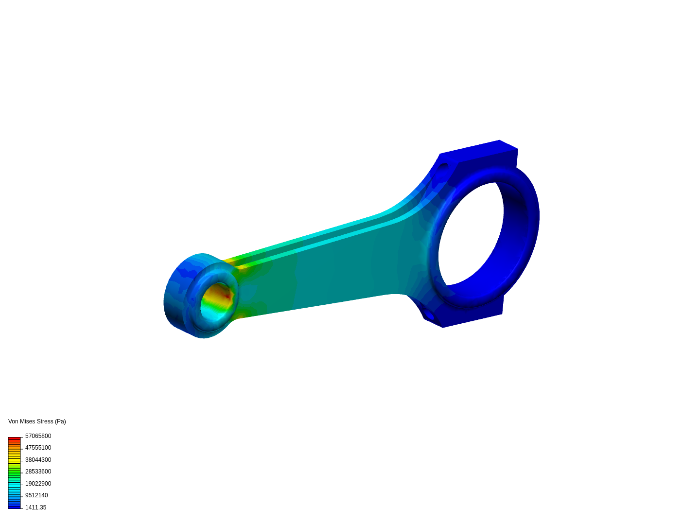 Tutorial 1: Connecting rod stress analysis image