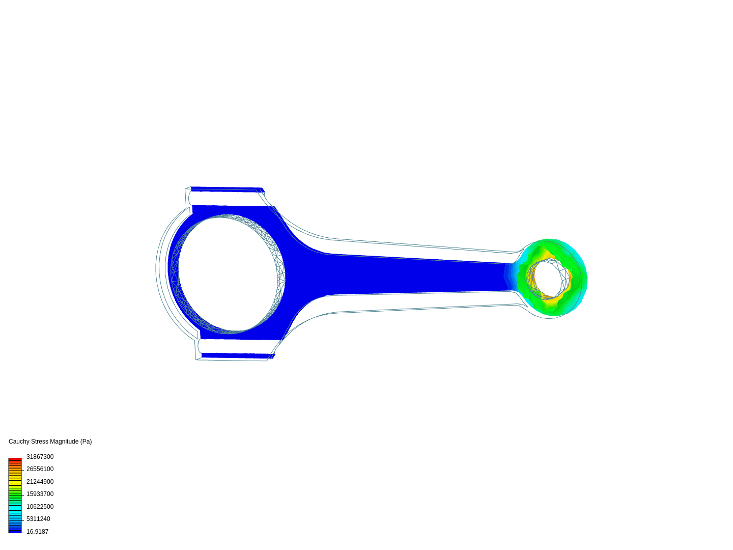 Tutorial 1: Connecting rod stress analysis image