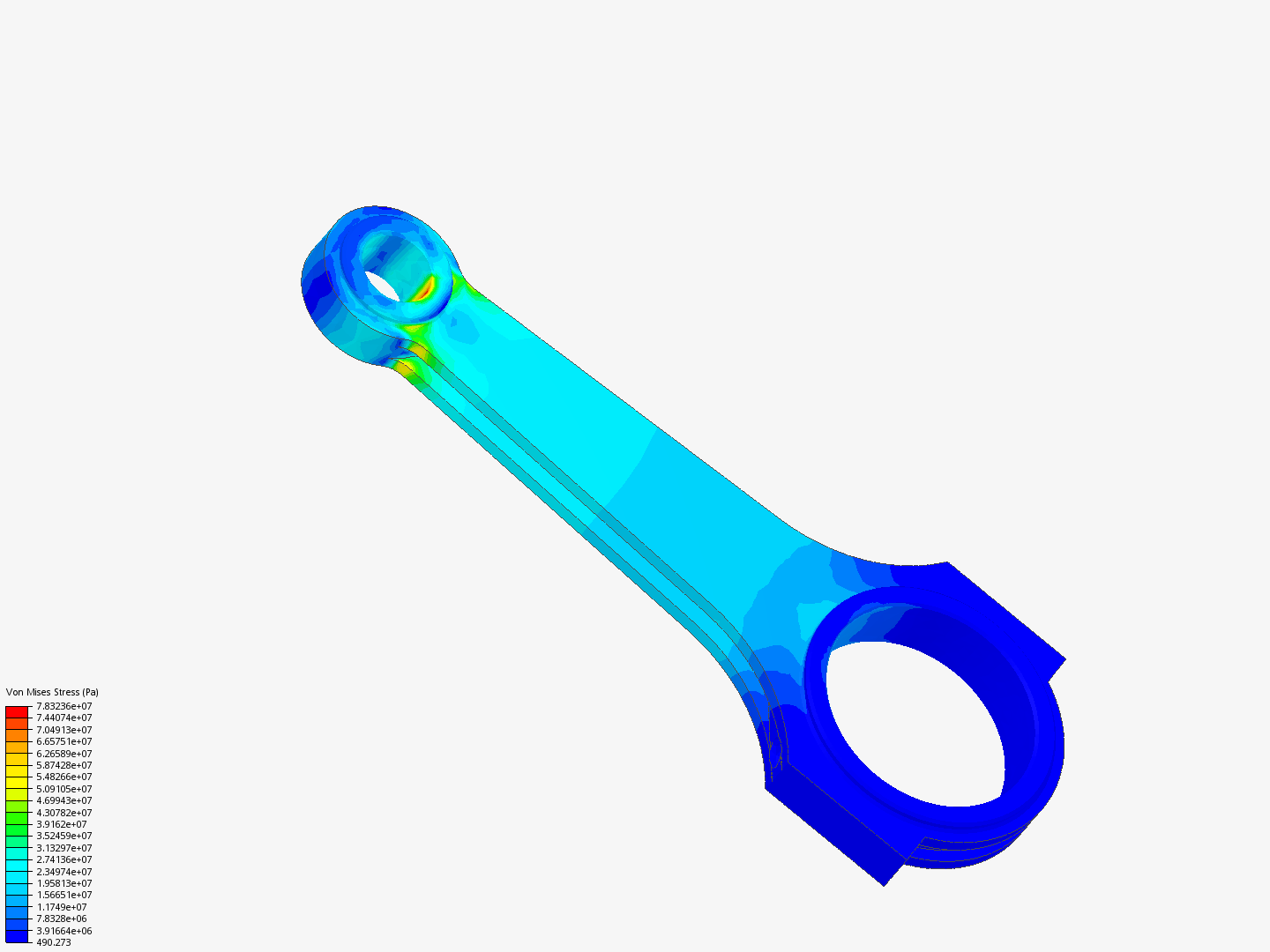 Tutorial 1: Connecting rod stress analysis image