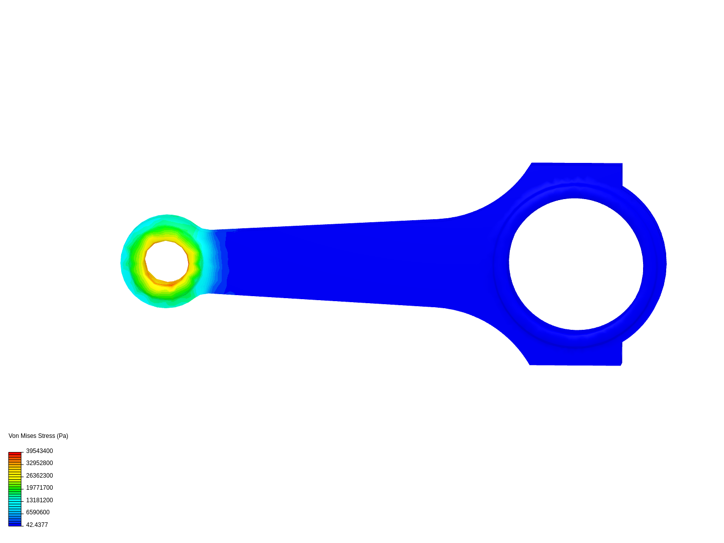 Tutorial 1: Connecting rod stress analysis image