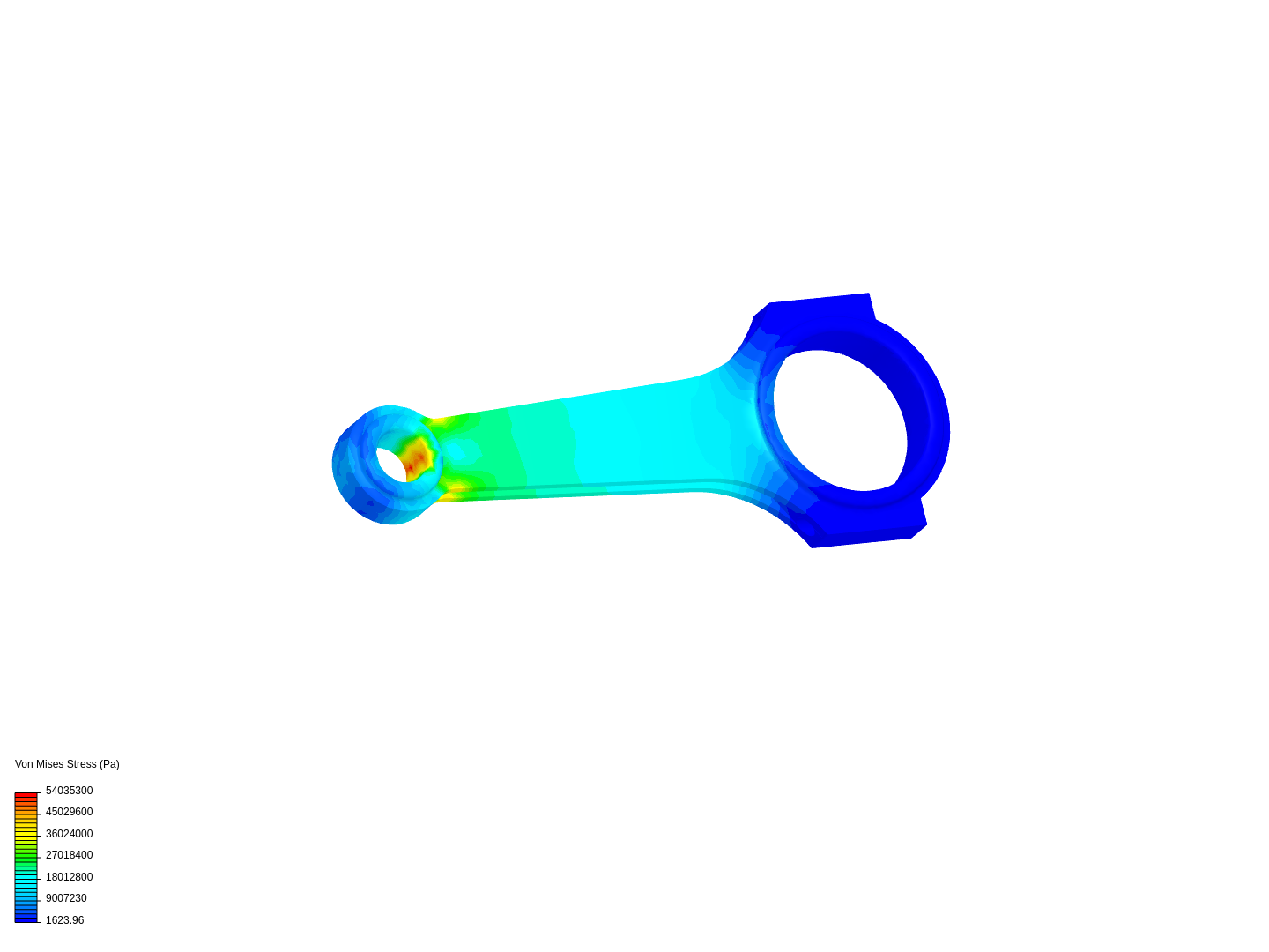 Tutorial 1: Connecting rod stress analysis image