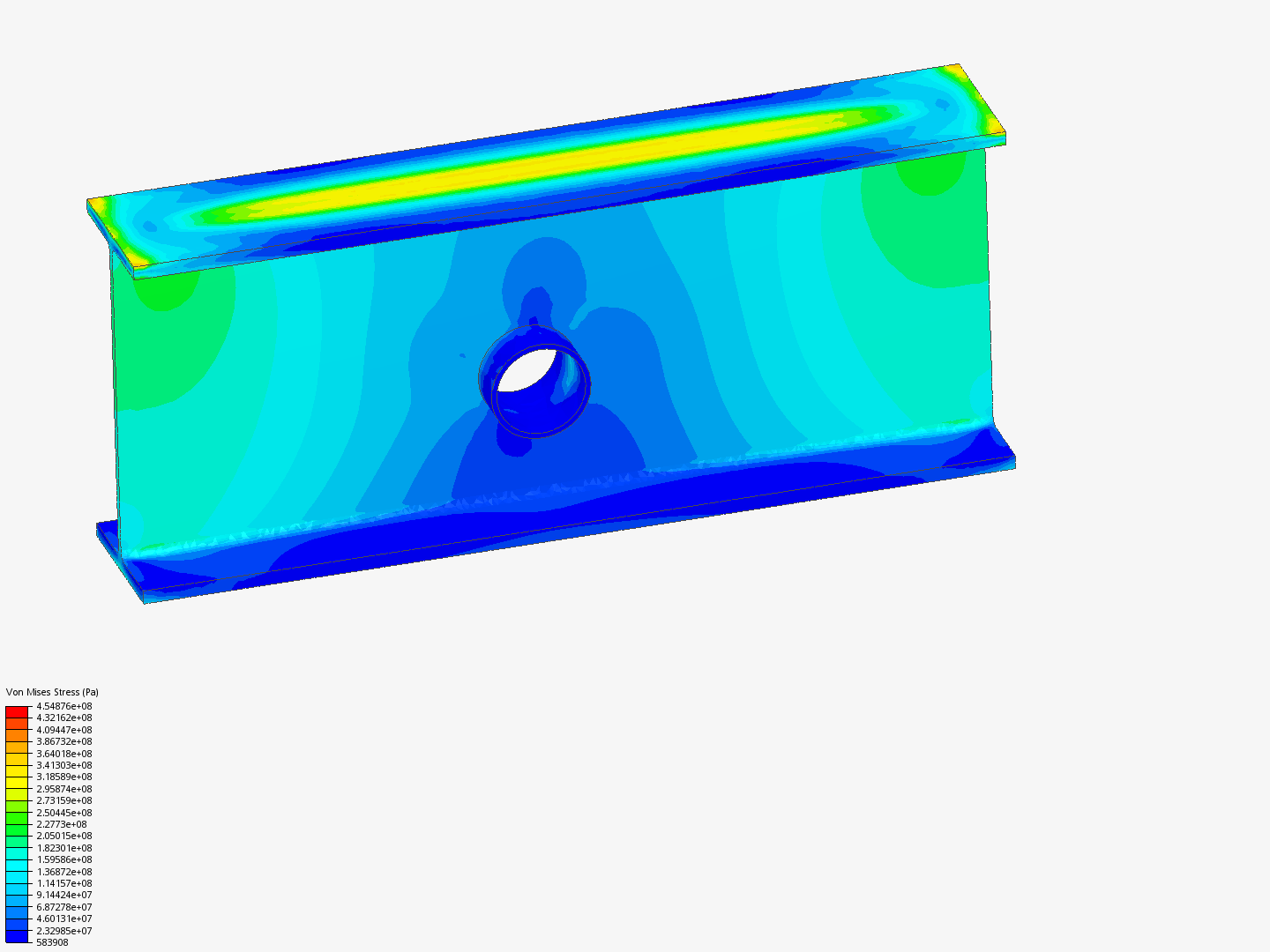 BEAM WITH HOLE image