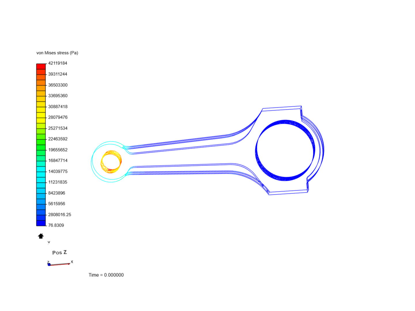 Tutorial 1: Connecting rod stress analysis image