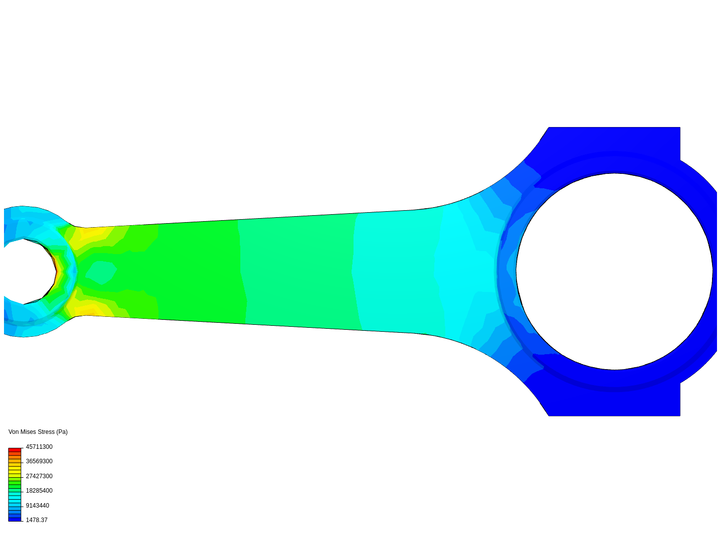 Tutorial 1: Connecting rod stress analysis image