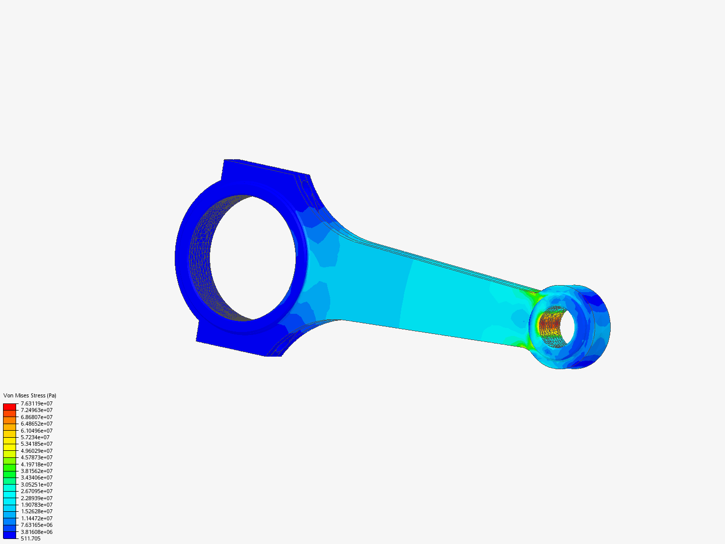 Tutorial 1: Connecting rod stress analysis image