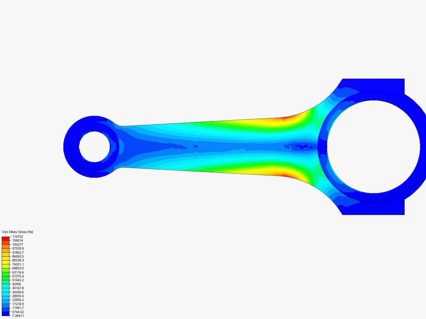 Tutorial 1: Connecting rod stress analysis image