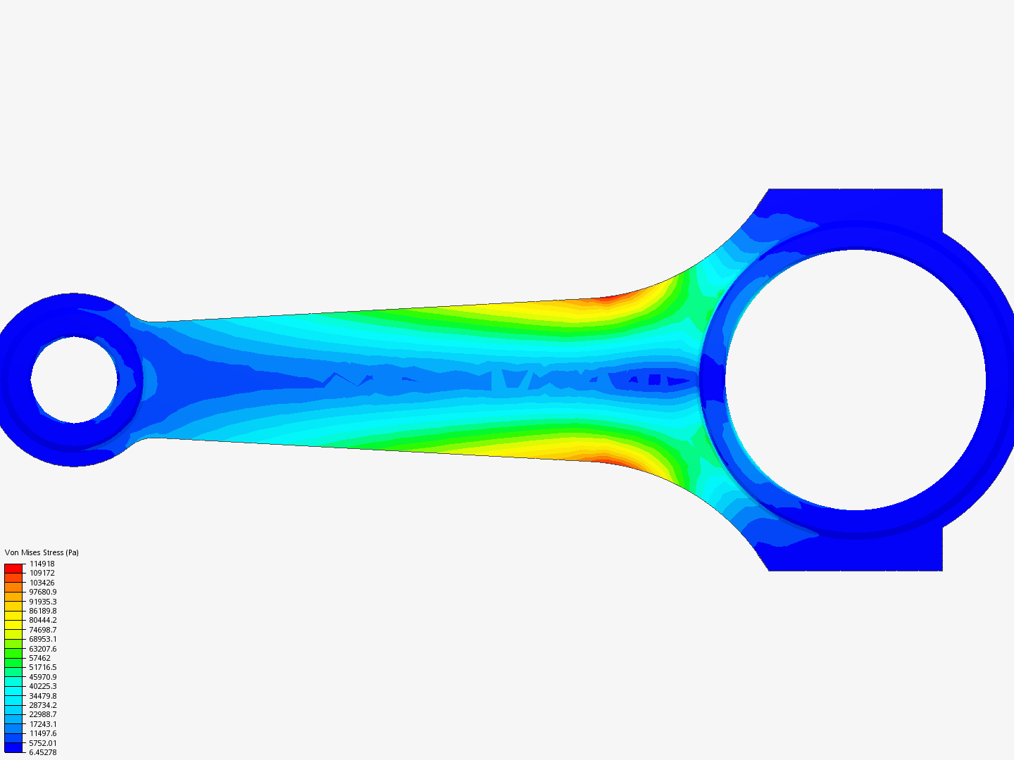 Tutorial 1: Connecting rod stress analysis image