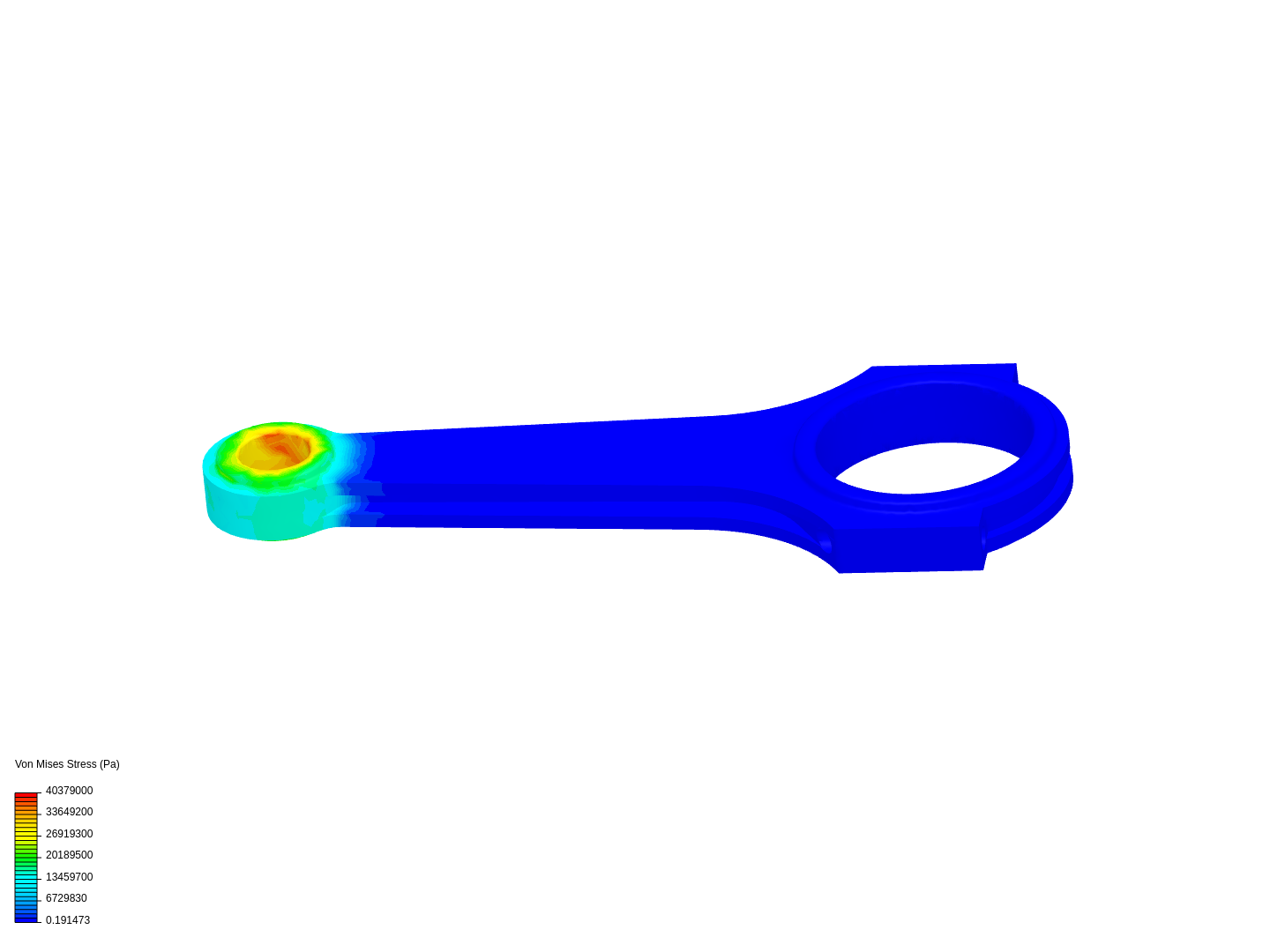 Tutorial 1: Connecting rod stress analysis image