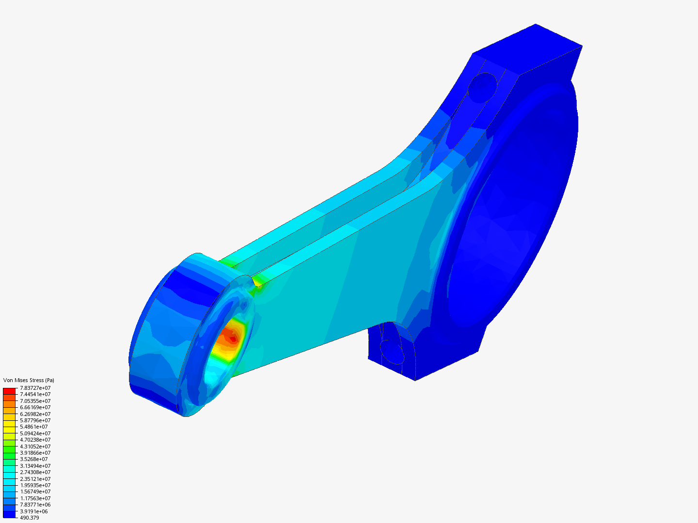 Tutorial 1: Connecting rod stress analysis image