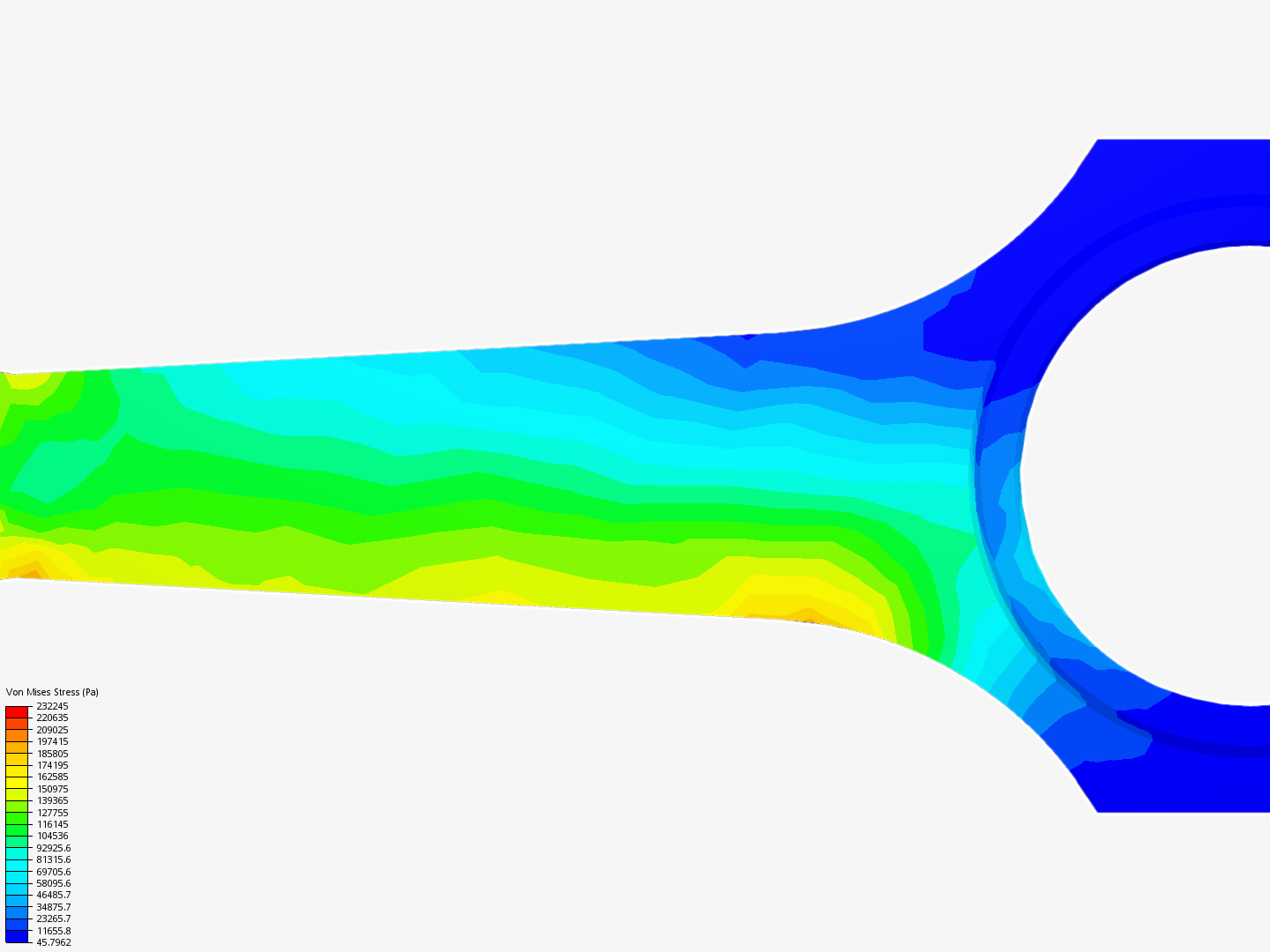 Tutorial 1: Connecting rod stress analysis image