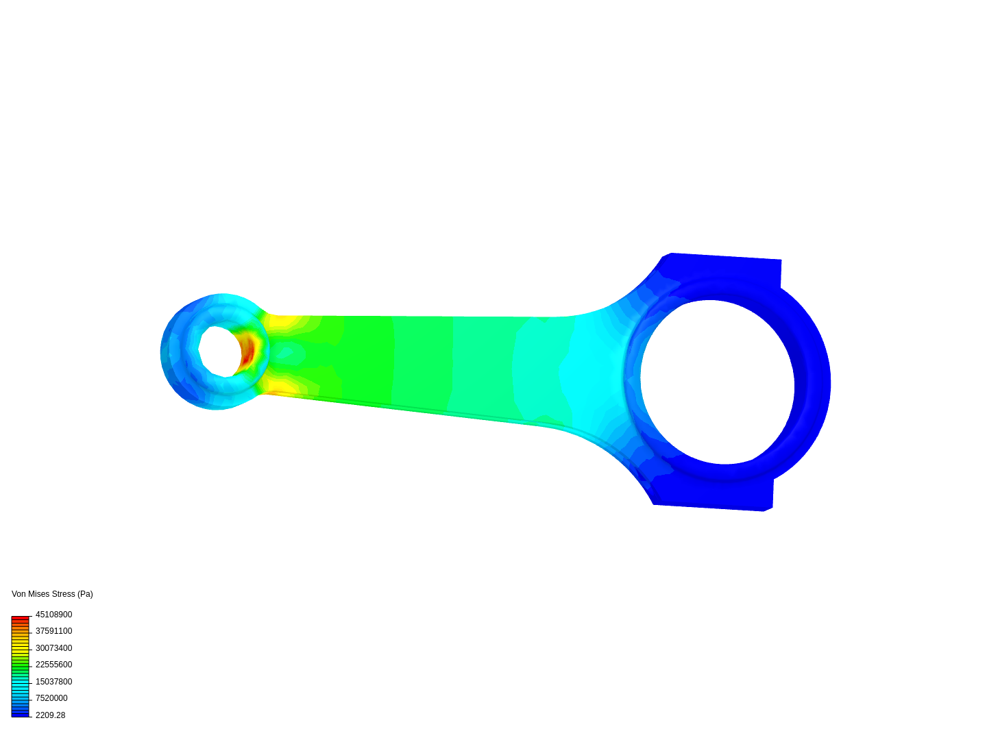 Tutorial 1: Connecting rod stress analysis image