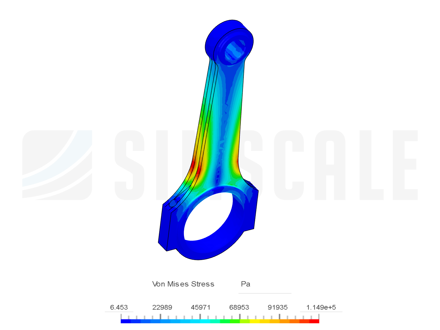 Tutorial 1: Connecting rod stress analysis image