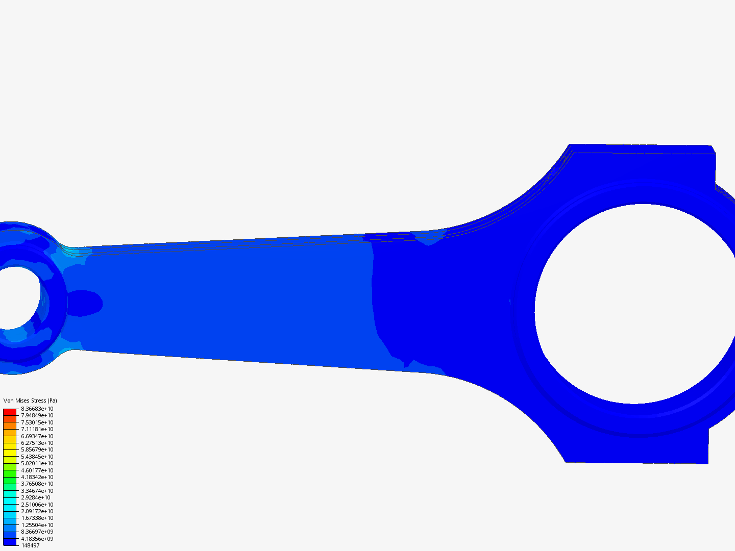 Tutorial 1: Connecting rod stress analysis image