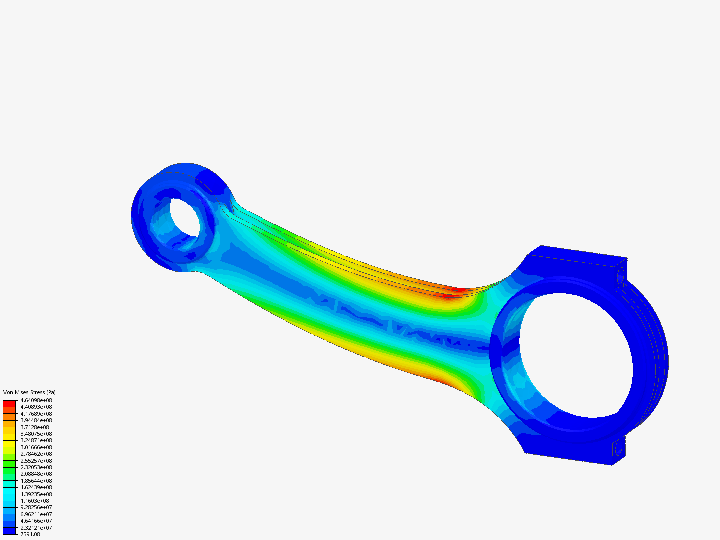 Tutorial 1: Connecting rod stress analysis image