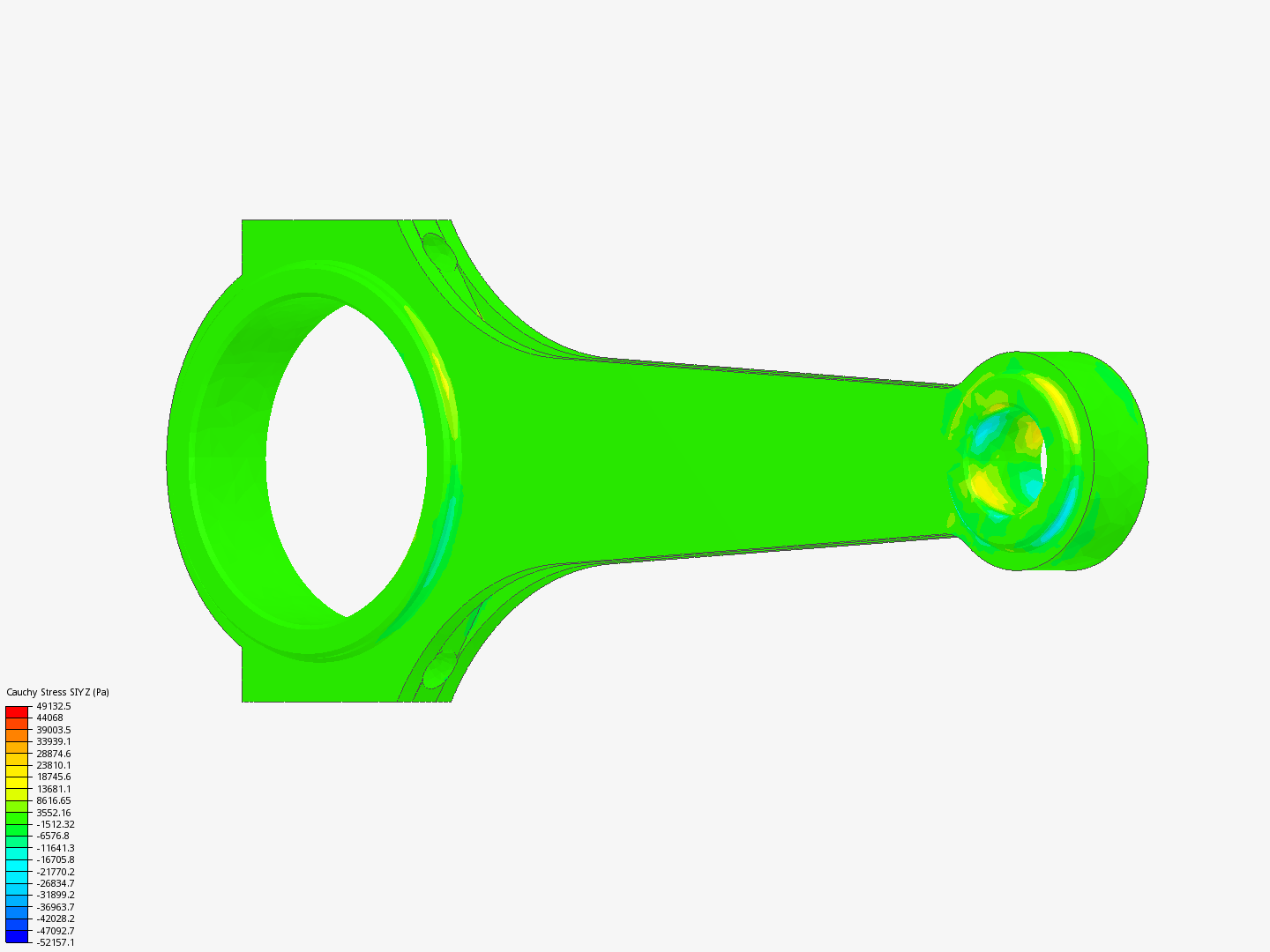 Tutorial 1: Connecting rod stress analysis image