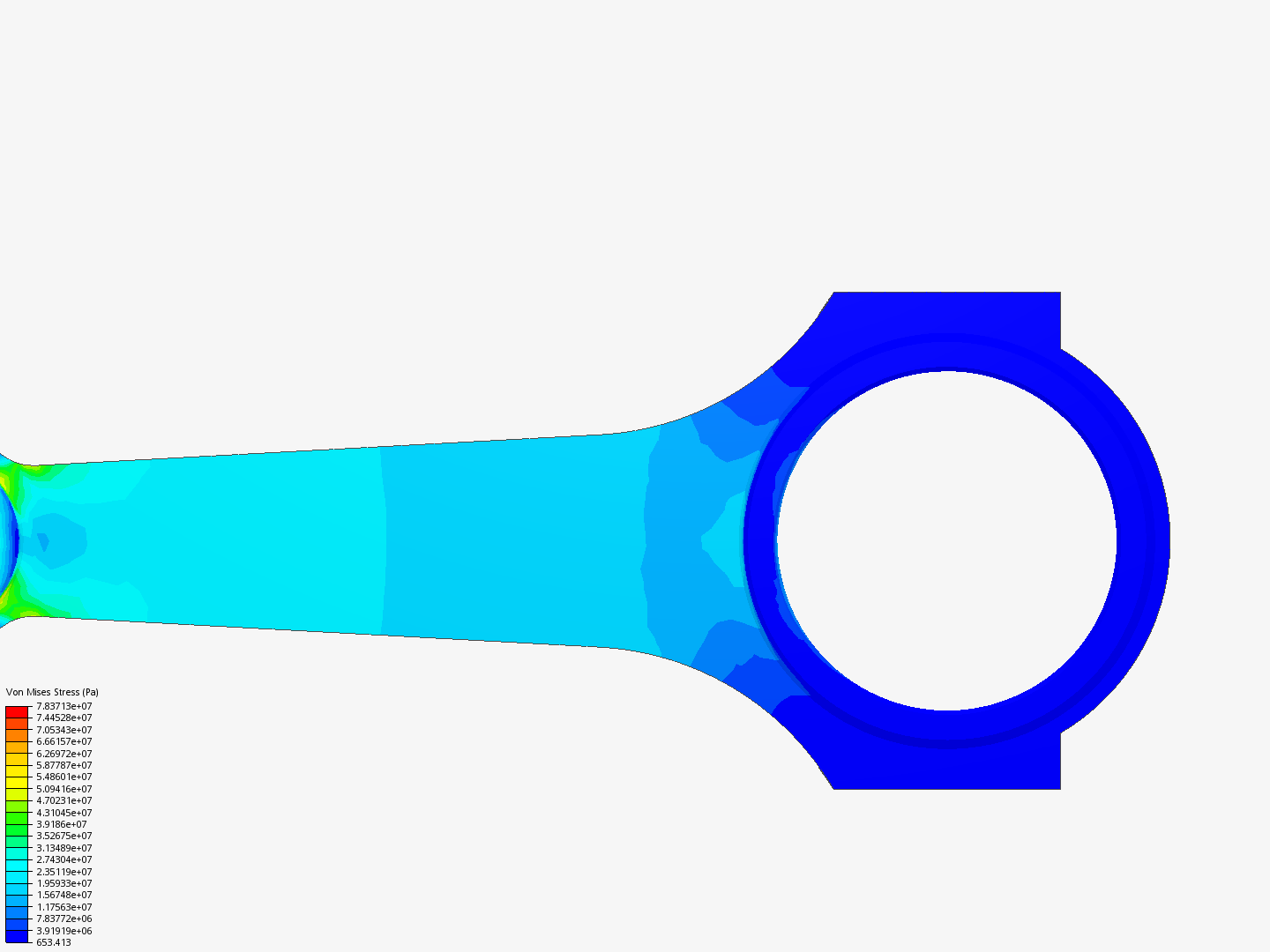 Tutorial 1: Connecting rod stress analysis image