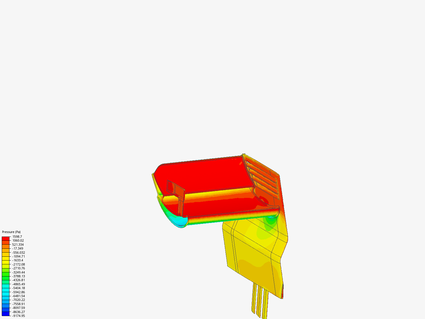 Rear Wing F1 CFD Analysis image