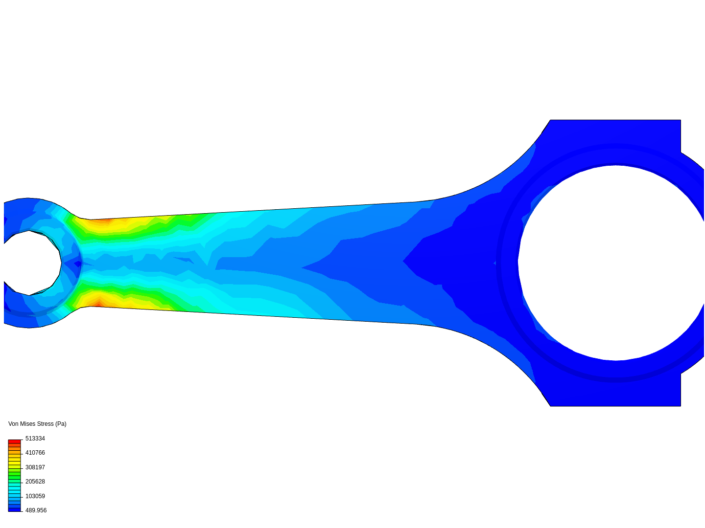 Tutorial 1: Connecting rod stress analysis image