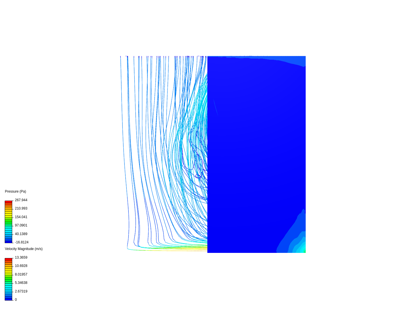 Diffuser Simulation Attempt 2 (Symmetric one 60 degree blades) image