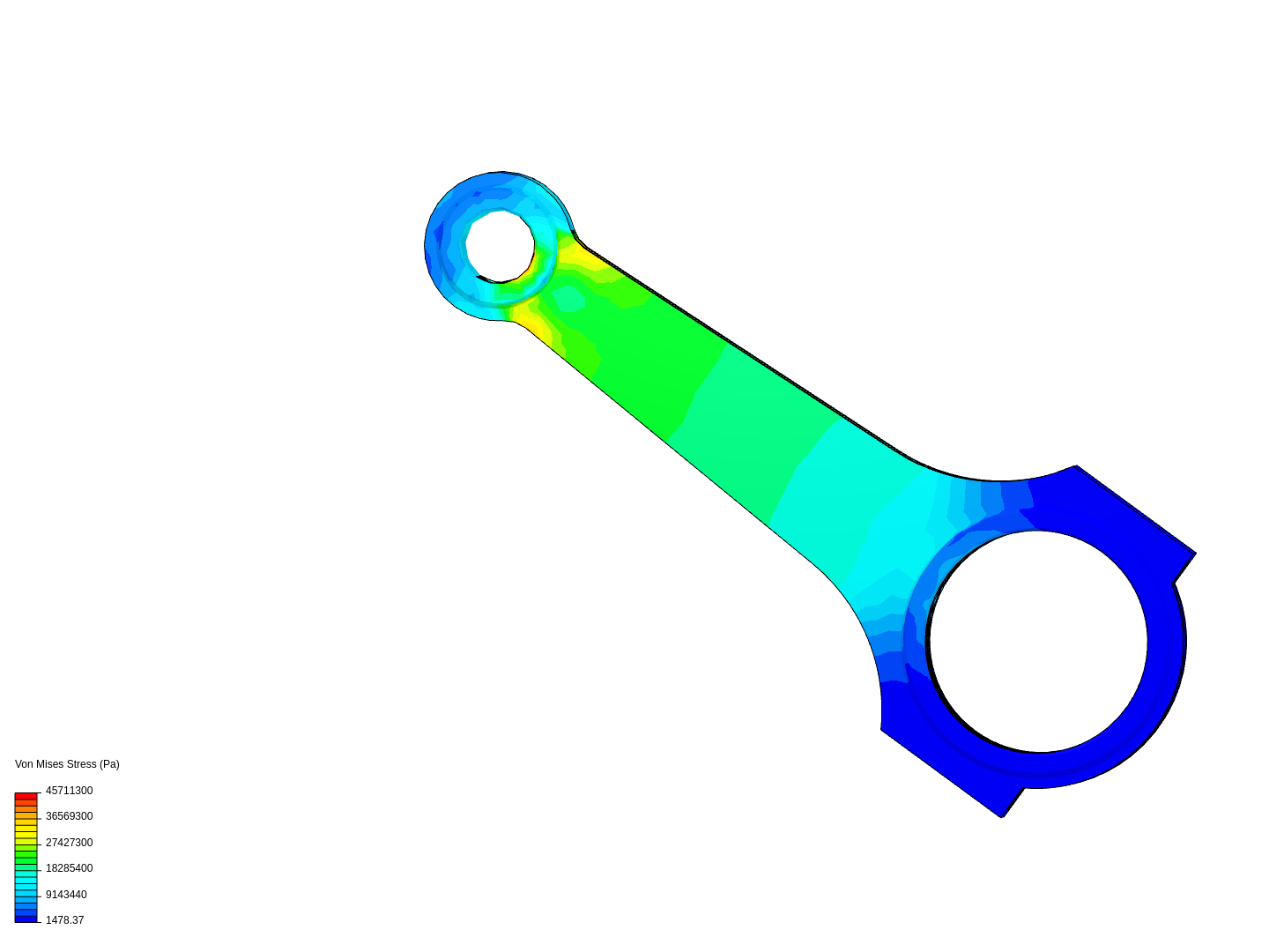 Tutorial 1: Connecting rod stress analysis image