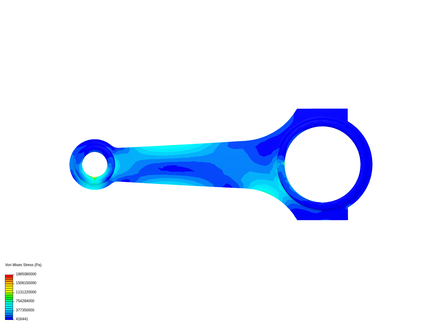 Tutorial 1: Connecting rod stress analysis image