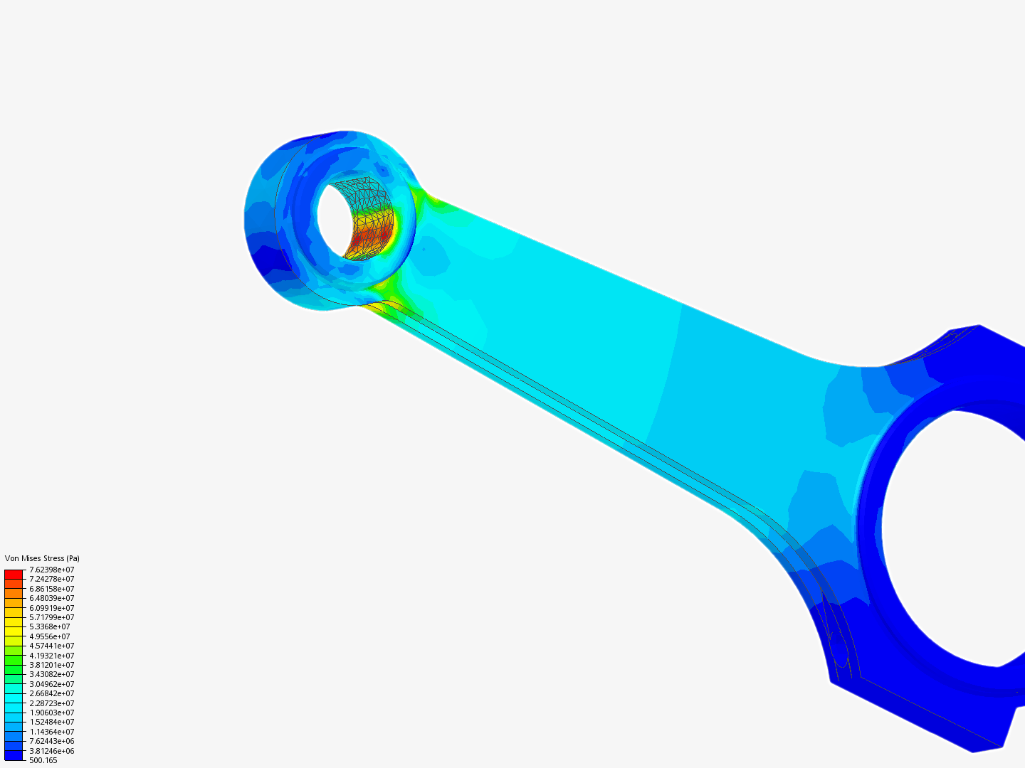 Tutorial 1: Connecting rod stress analysis image