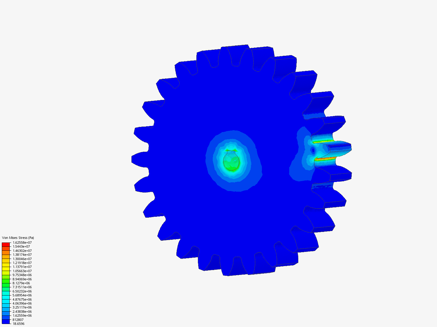 Gear 1 FEA image