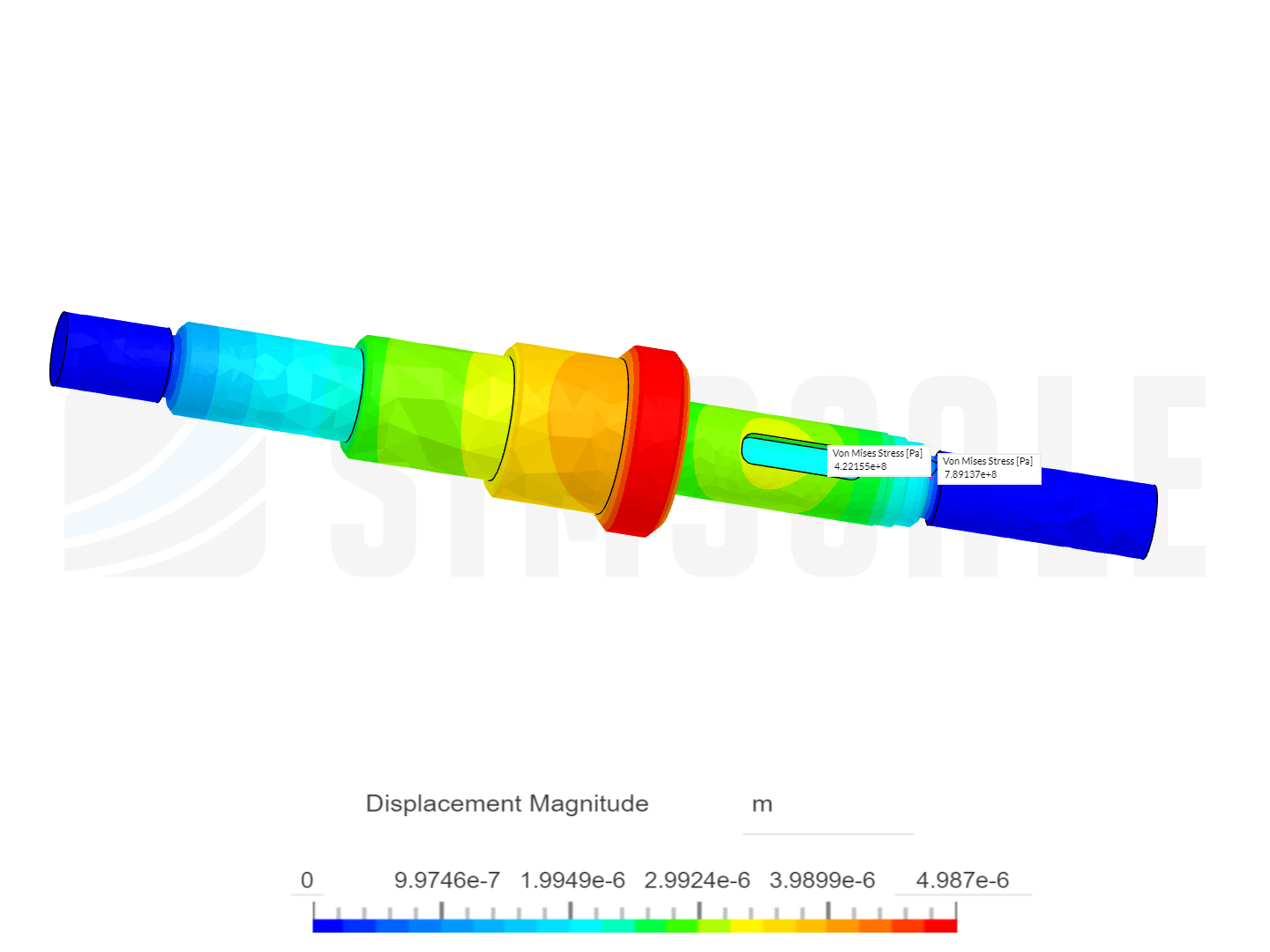 Shaft 1 FEA image