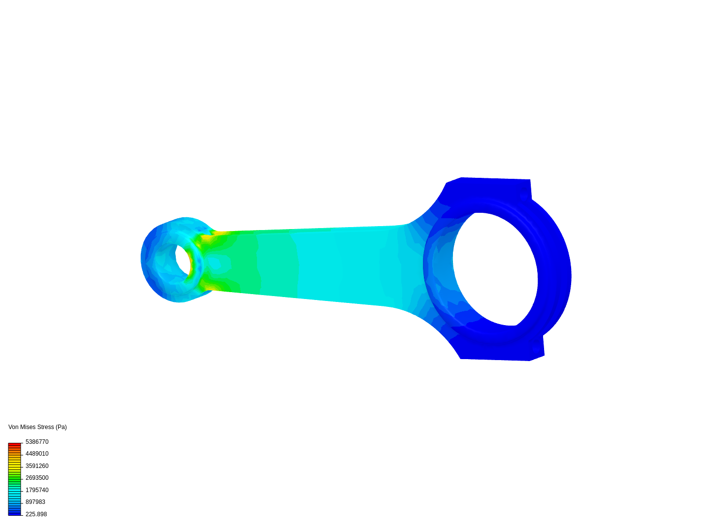 Tutorial 1: Connecting rod stress analysis image